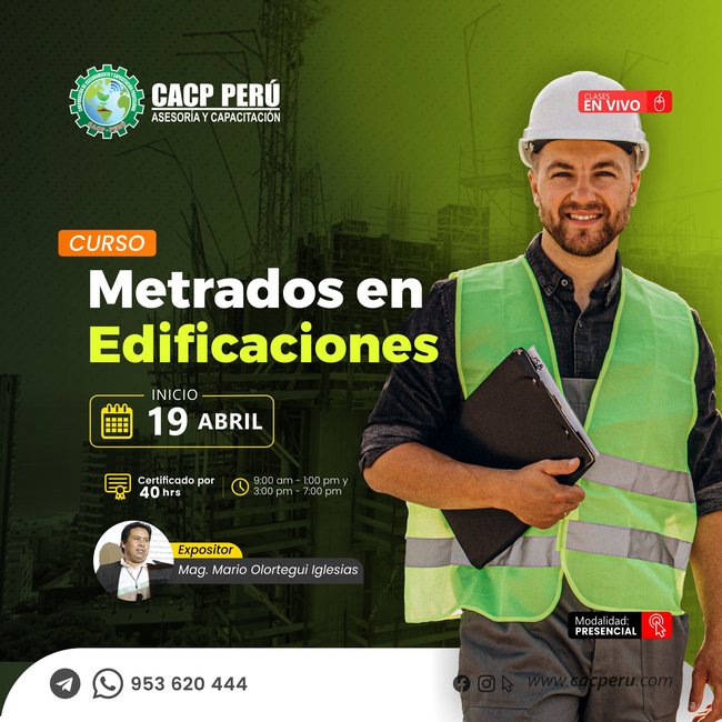 Metrados en edificaciones. 2026-1 P