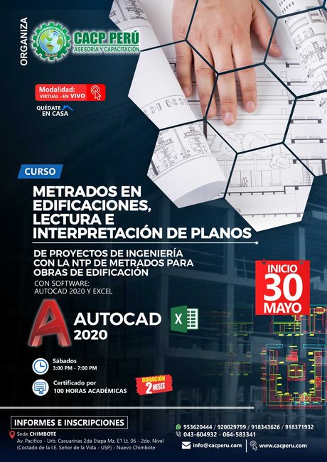 Metrados En Edificaciones, Lectura E Interpretación De Planos De Proyectos De Ingeniería Con La Ntp De Metrados Para Obras De Edificación Con Software De Autocad 2020 Y Excel. 2020 - 1