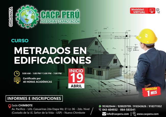 Metrados En Edificaciones. Pack - 2020 - 1