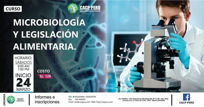 Microbiología Y Legislación Alimentaria. - 2018 I