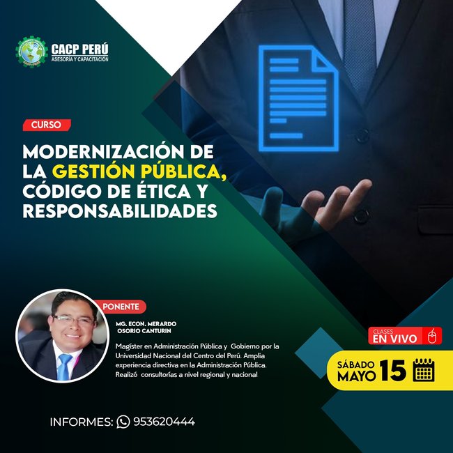 Modernización De La Gestión Pública, Código De Ética Y Responsabilidades. 2021 - 1