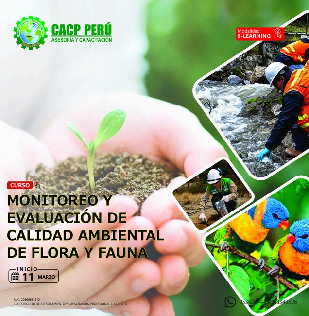 Monitoreo Y Evaluación De La Calidad Ambiental De Flora Y Fauna 2023 - 1 - E-Learning