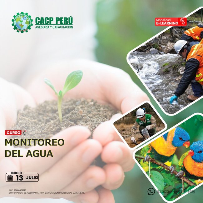 Monitoreo Y Evaluación De La Calidad Ambiental Del Agua 2024 - 1 E-Learning