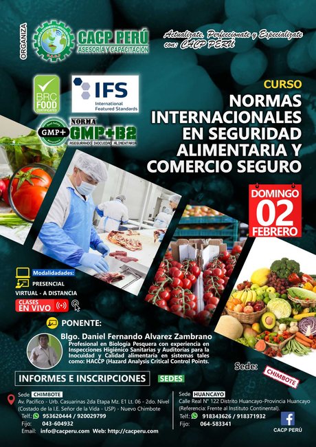 Normas Internacionales En Seguridad Alimentaria Y Comercio Seguro. 2019 - 2