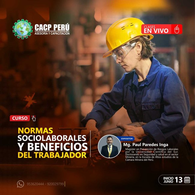 Normas Sociolaborales Y Beneficios Del Trabajador. 2021 - 1