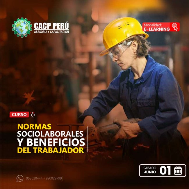 Normas Sociolaborales Y Beneficios Del Trabajador 2024 - 1 E-Learning