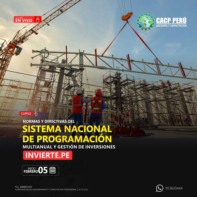 Normas Y Directivas Del Sistema Nacional De Programación Multianual Y Gestión De Inversiones Invierte.Pe 2023 - 1