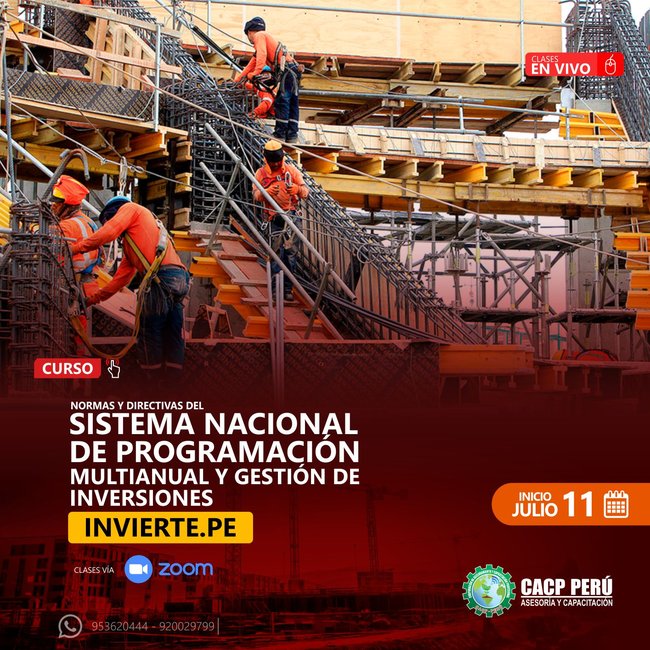 Normas Y Directivas Del Sistema Nacional De Programación Multianual Y Gestión De Inversiones Invierte.Pe. 2021 - 2
