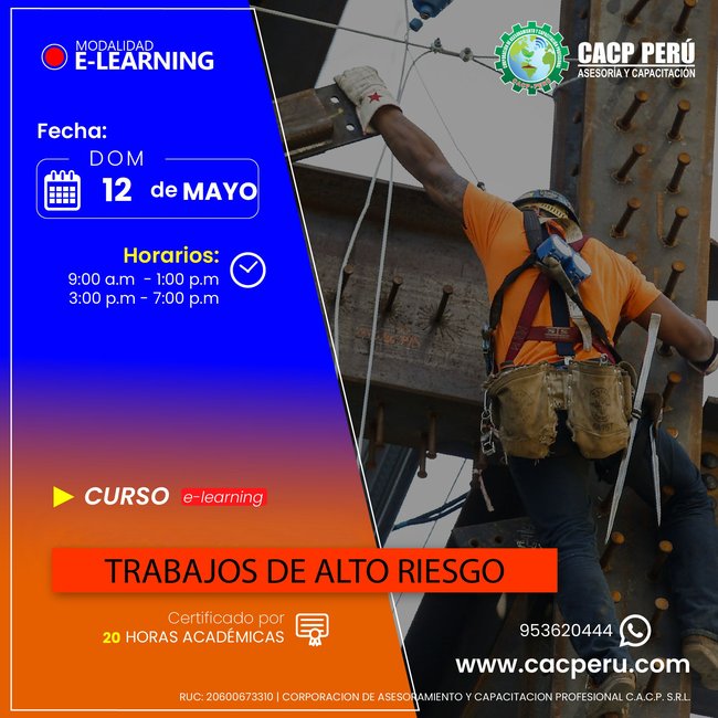 Normativa Para Trabajos De Alto Riesgo 2024 - 1.2 E-Learning