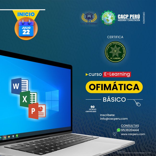 Ofimática Empresarial 2022 Nivel Basico 2023 - 2 E-Learning