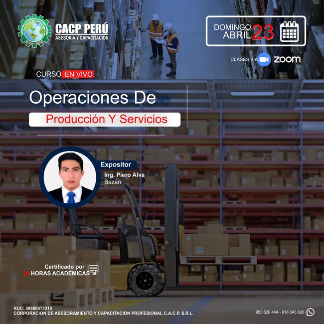 Operaciones De Producción Y Servicios 2023 - 1