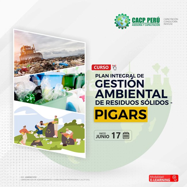 Plan Integral De Gestión Ambiental De Residuos Sólidos - Pigars 2023 - 1 -E-Learning