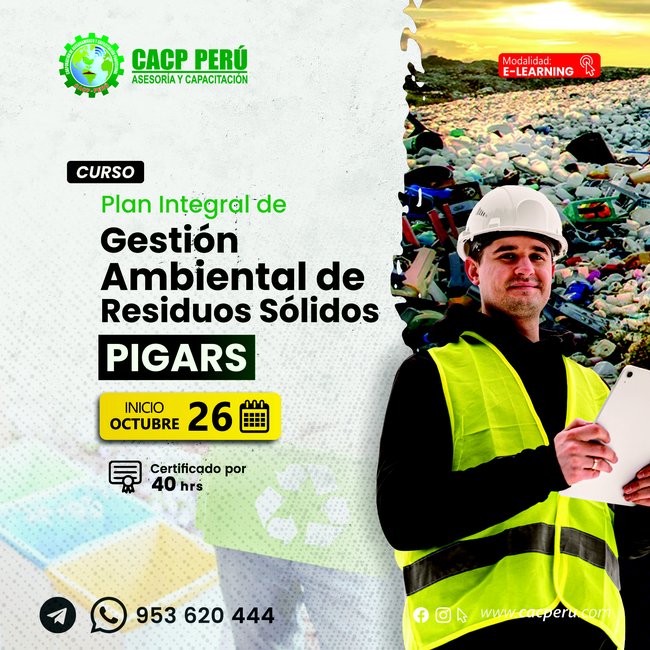 Plan integral de gestión ambiental de residuos sólidos - PIGARS. 2025 - 1.2 E-LEARNING