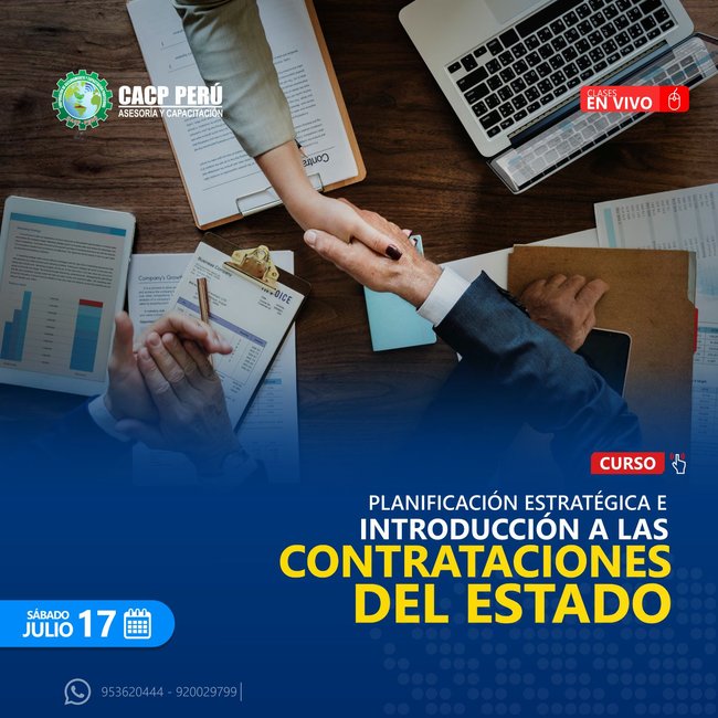 Planificación Estratégica E Introducción A Las Contrataciones Del Estado. 2021 - 1