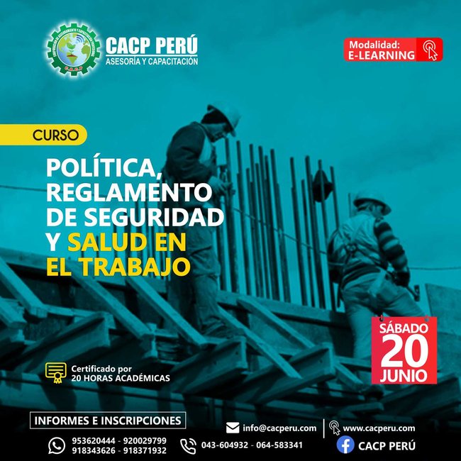 Política, Reglamento De Seguridad Y Salud En El Trabajo. 2020 - 1 - Virtual - 1