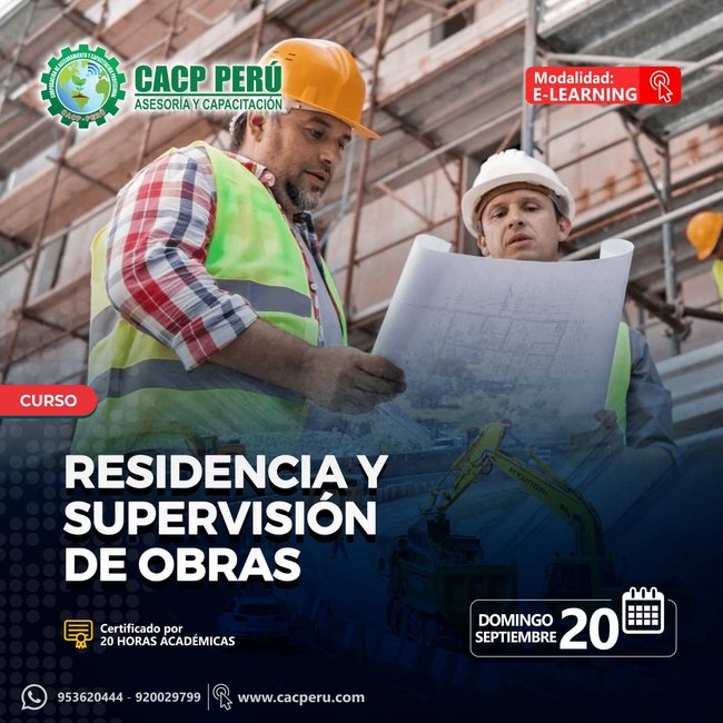 Residencia Y Supervisión De Obras. 2020 - 1 - Virtual - 1