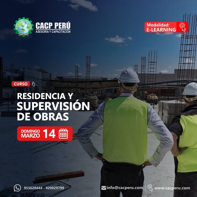 Residencia Y Supervisión De Obras. 2020 - 3