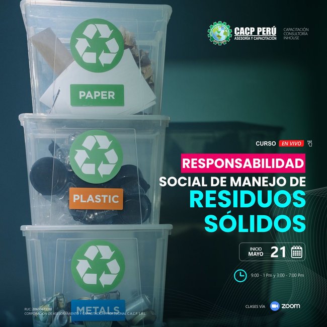 Responsabilidad Social De Manejo De Residuos Sólidos. 2022 - 1
