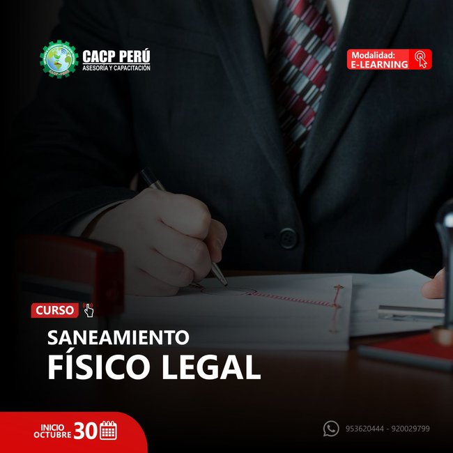Saneamiento Físico Legal. 2021 - 2
