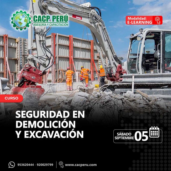Seguridad En Demolición Y Excavación. 2020 - 1- Virtual - 1