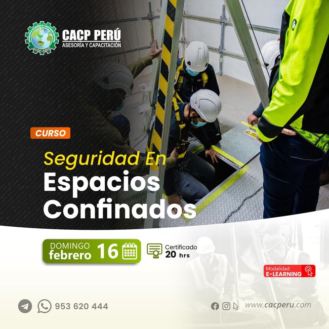 Seguridad En Espacios Confinados. 2024 - 2