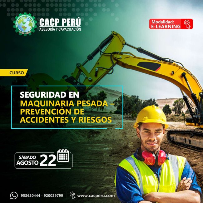 Seguridad En Maquinaria Pesada – Prevención De Accidentes Y Riesgos. 2020 - 1- Virtual - 1