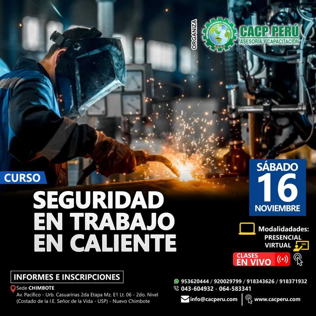 Seguridad En Trabajo En Caliente. 2019 -2