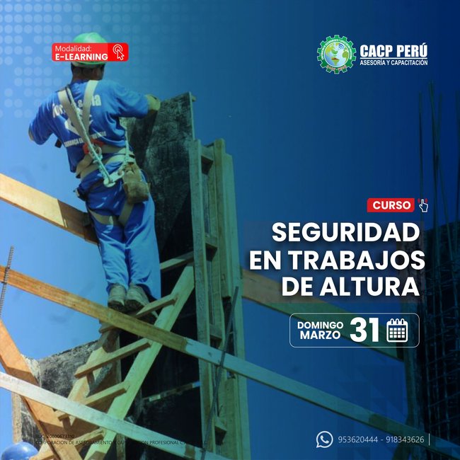 Seguridad En Trabajos De Altura 2024 - 1 E-Learning