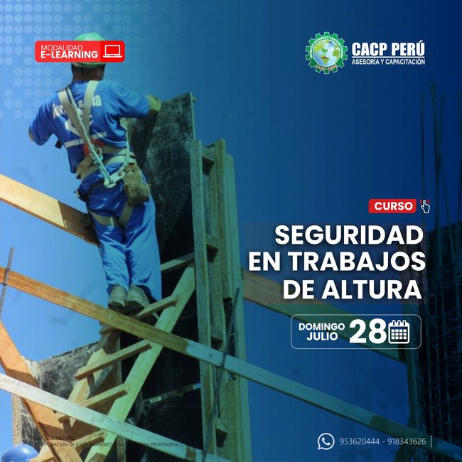 Seguridad En Trabajos De Altura 2024 - 2 E-Learning