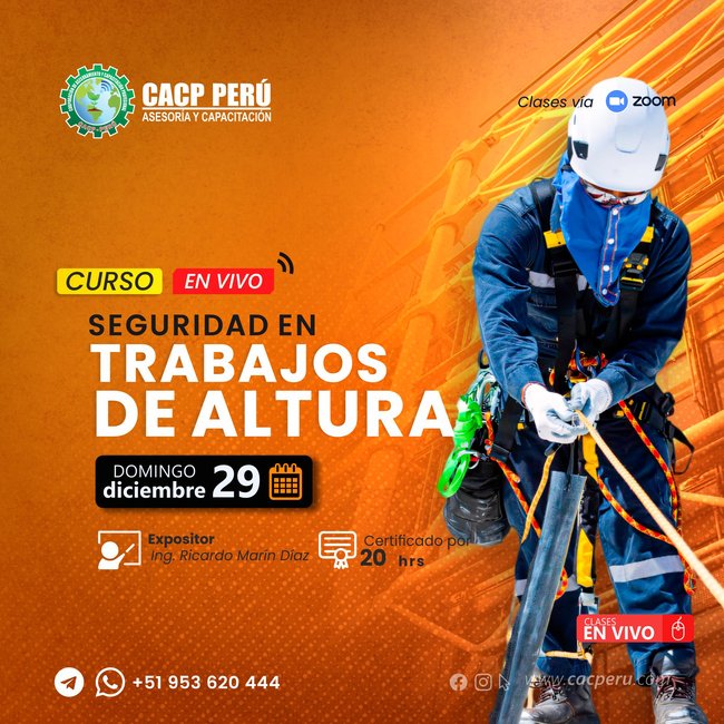 Seguridad En Trabajos De Altura. 2024 - 2