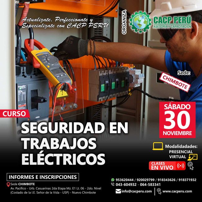Seguridad En Trabajos Eléctricos. 2019 - 2