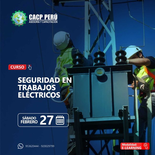 Seguridad En Trabajos Eléctricos. 2021 - 1- Virtual - 1
