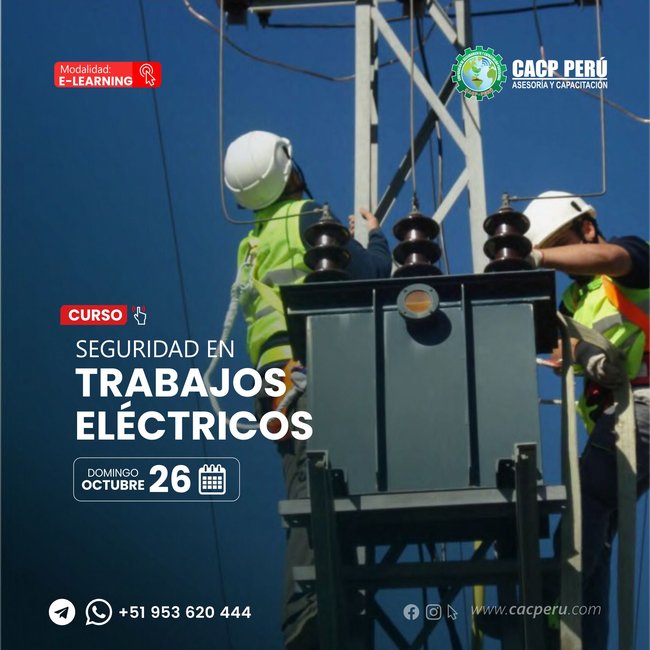 Seguridad en trabajos eléctricos. 2025-2 e