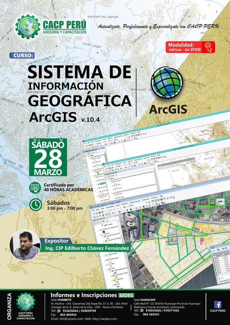 Sistema De Información Geográfica - Arcgis. 2020 -1-Huancayo
