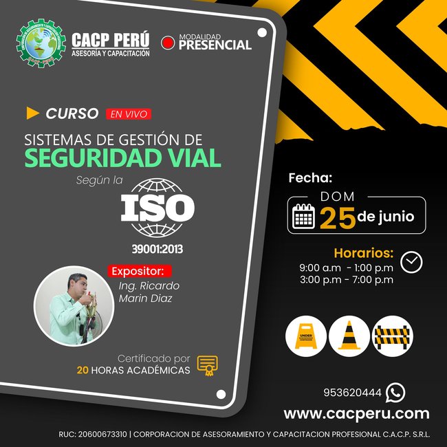 Sistemas De Gestion De Seguridad Vial Segun La Iso 39001:2013 2023 - 1