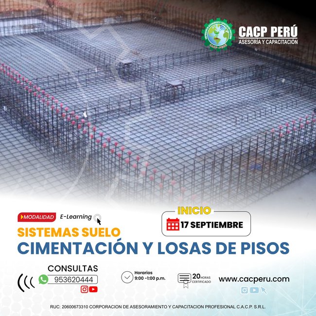 Sistemas Suelo-Cimentación Y Losas De Pisos 2023 - 2 E-Learning