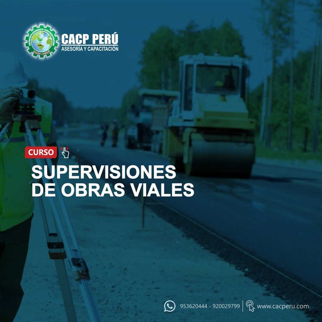 Supervisión De Obras Viales. 2021 - 1 - Virtual