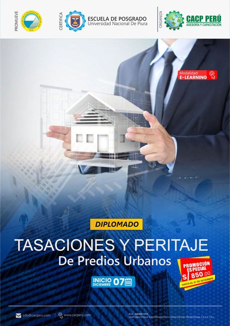 Tasaciones Y Peritaje De Predios Urbanos 2024 - 2 E-Learning