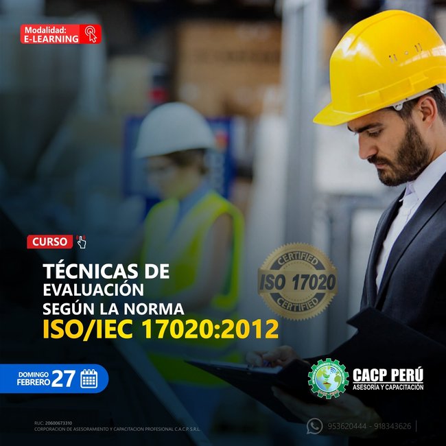 Técnicas De Evaluación Según La Norma Iso/Iec 17020:2012. 2022 - 1
