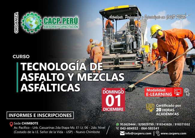 Tecnología De Asfalto Y Mezclas Asfálticas. 2019 - 2