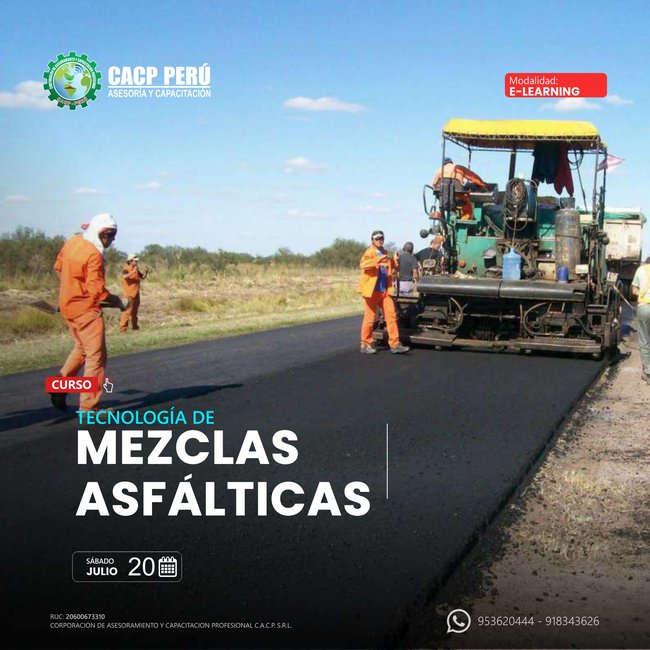 Tecnología De Mezclas Asfálticas. 2024 - 2 E-Learning