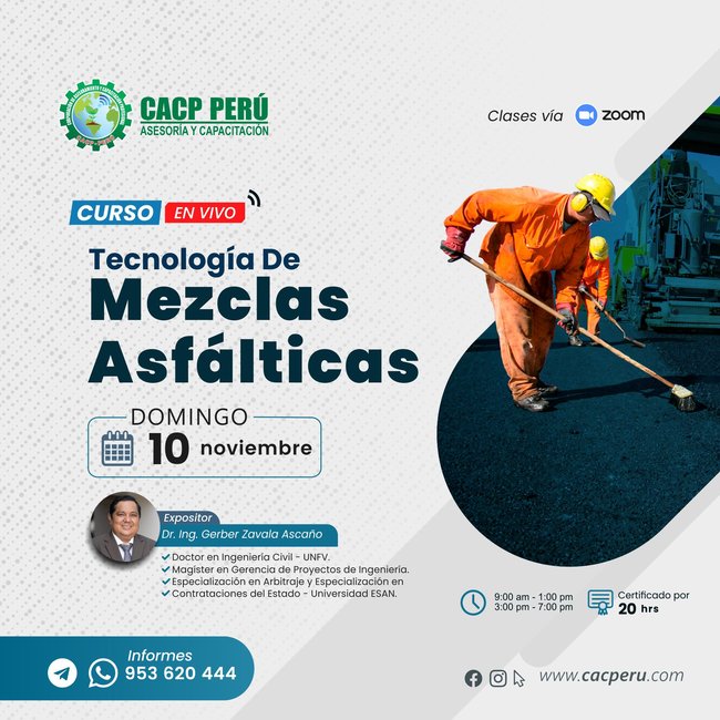 Tecnología De Mezclas Asfálticas. 2024 - 2