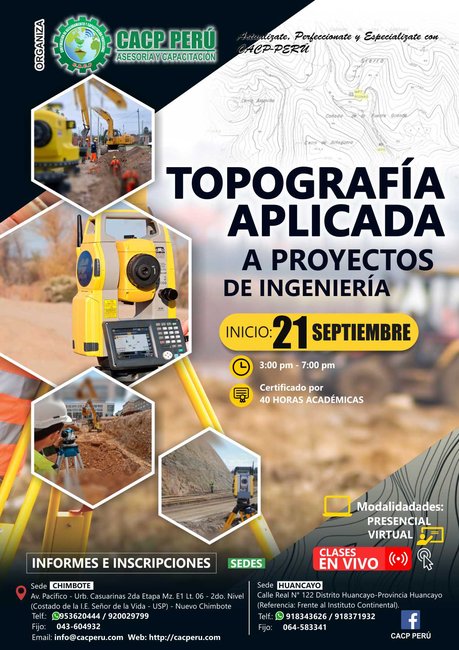 Topografía Aplicada A Proyectos De Ingeniería. Chimbote - 2019 - 2