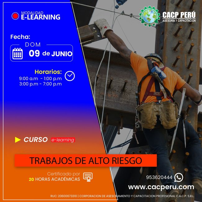 Trabajos De Alto Riesgo 2024 - 1.3 E-Learning