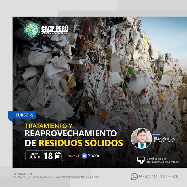 Tratamiento Y Reaprovechamiento De Residuos Sólidos. 2022 - 1