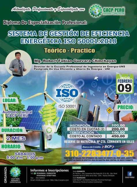 Sistema De Gestión De Eficiencia Energética Iso 50001. 2019 - 1