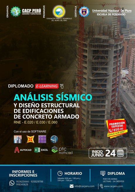 Análisis Sísmico Y Diseño Estructural De Edificaciones De Concreto Armado Rne - E.020 / E.030 / E.060 2023-2 Elerning