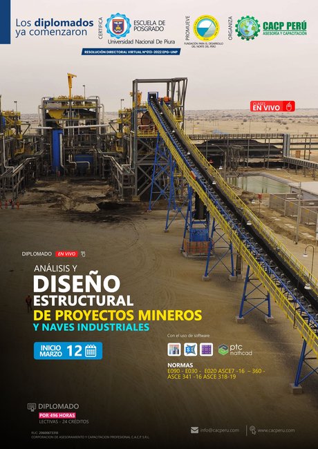 Análisis Y Diseño Estructural De Proyectos Mineros Y Naves Industriales. 2022 - 1
