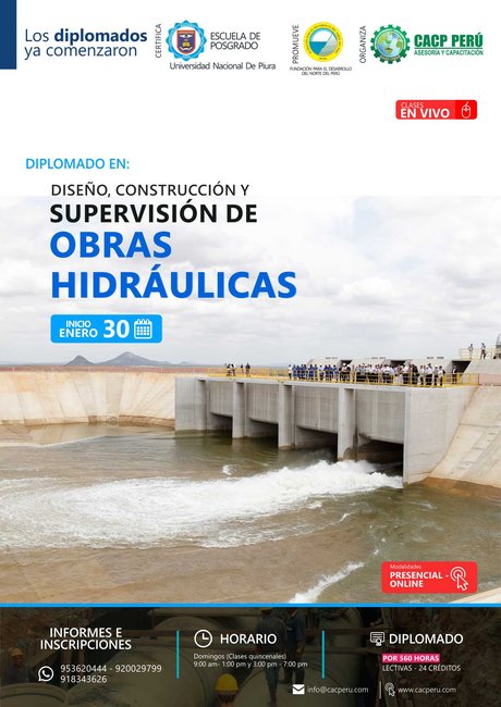 Diseño, Construcción Y Supervisión De Obras Hidráulicas. 2022 - 1