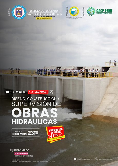 Diseño, Construcción Y Supervisión De Obras Hidráulicas. 2023-2.2 Elerning